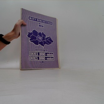 Mapy okresů ČSSR - Jihomoravský kraj, okres Brno-město, Brno-ven