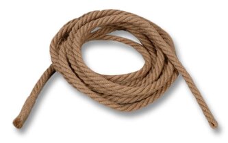 Lano na přetahování KV ŘEZÁČ 100% juta délka 10 m - béžová (Juta)