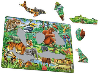 Puzzle MAXI - Džungle/20 dílků