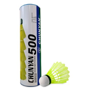 Míčky/Košíčky na badminton SEDCO F200 - 6 KS - žlutá (Plast)