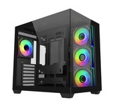 Cooler Master case Elite 681, ATX, Průhledná bočnice, 4x 120mm ARGB Fan, Černá
