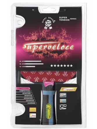 Pálka na stolní tenis GIANT DRAGON SUPERVELOCE 7* (Dřevo)