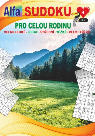 Sudoku pro celou rodinu 04/2025 - 5 úrovní