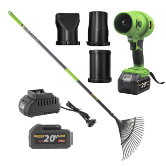 Sada hrábě na listí lamelové 150cm Procraft GLR-22 a aku fukar Procraft | SGLR-22/PB18