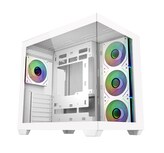 Cooler Master case Elite 681, ATX, Průhledná bočnice, 4x 120mm ARGB Fan, Bílá
