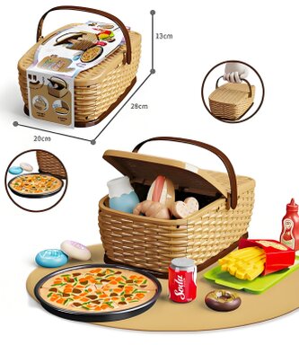 Dětský piknikový košík - Burger set