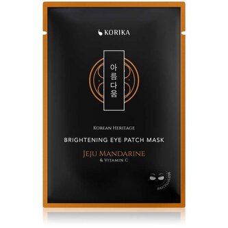 Rozjasňující biocelulózová maska na oční okolí Korean Heritage (Brightening Eye Patch Mask) Korika - 2 ks