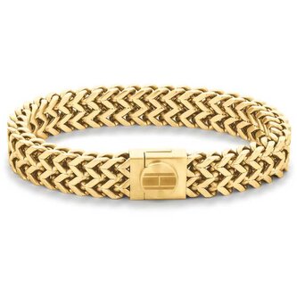 Masivní pozlacený náramek z oceli TJ2790246 Tommy Hilfiger