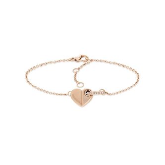 Módní bronzový náramek se srdíčkem 2780881 Tommy Hilfiger