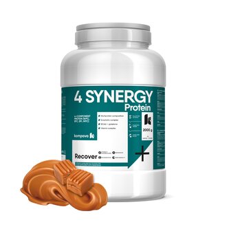 4 SYNERGY Protein 2000 g/66 dávok, slaný karamel