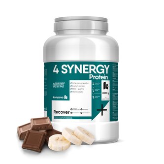 4 SYNERGY Protein 2000 g/66 dávok, čokoláda/banán