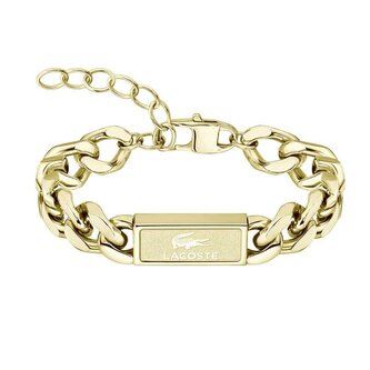 Masivní pozlacený náramek pro muže Backhand 2040440 Lacoste