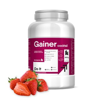 Gainer Koktail 2500 g/63 dávok, jahoda