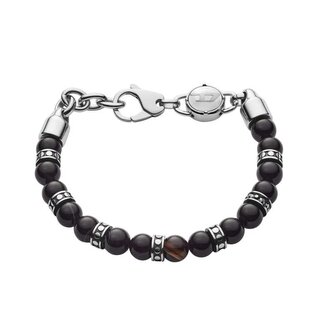 Pánský korálkový náramek s ocelovými ozdobami DX1163040 Diesel