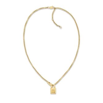 Pozlacený dámský náhrdelník z oceli American Icon 2780941 Tommy Hilfiger