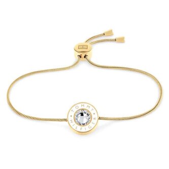 Elegantní pozlacený náramek s krystalem Layered 2780806 Tommy Hilfiger