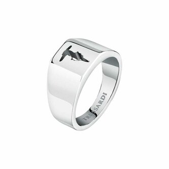 Pánský fashion ocelový prsten T-Steel TJAXV450 Trussardi / Obvod: 63 mm - 63 mm