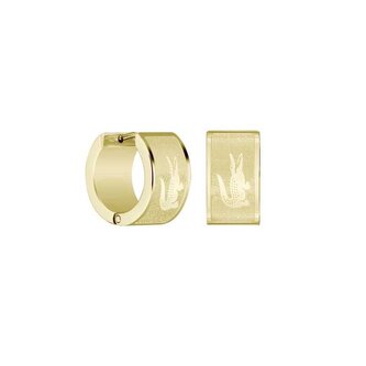 Pozlacené kruhové náušnice Backhand 2040436 Lacoste