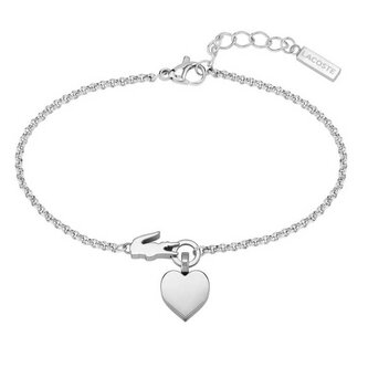 Něžný ocelový náramek pro ženy Love My Croc 2040027 Lacoste