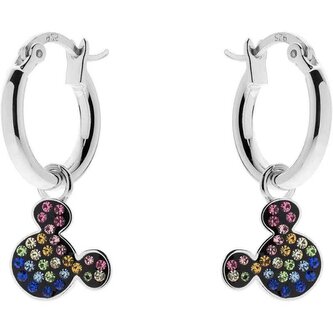 Hravé stříbrné náušnice Mickey Mouse ES00033SRML.CS Disney