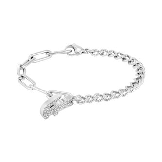 Dámský ocelový náramek s krystaly Crocodile 2040146 Lacoste