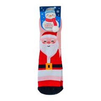 Skarpetki z pomponami Mikołaj