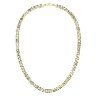 Masivní pánský náhrdelník z pozlacené oceli Grit 2040378 Lacoste