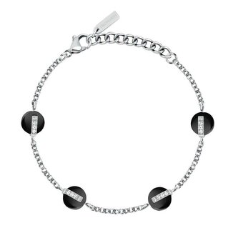 Dámský ocelový náramek s krystaly T-Round TJAYF09 Trussardi