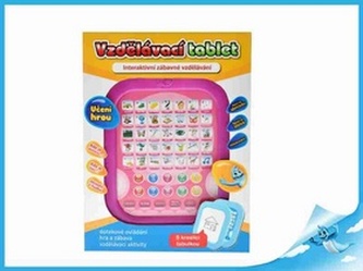 Vzdělávací tablet růžový