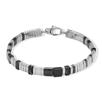 Korálkový náramek pro muže s onyxem MLJ578 Liu Jo