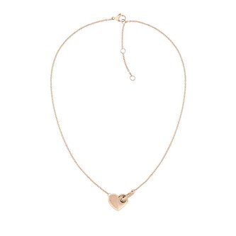 Slušivý bronzový náhrdelník se srdíčkem 2780879 Tommy Hilfiger
