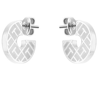 Netradiční kruhové náušnice z oceli 2780480 Tommy Hilfiger