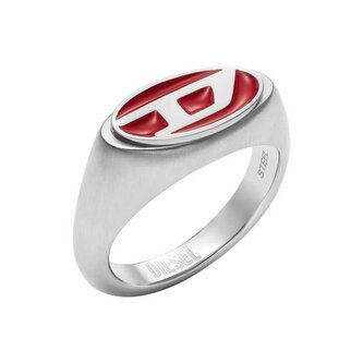 Módní prsten s logem DX1444040 Diesel / Obvod: 66 mm - 66 mm