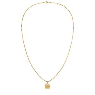 Minimalistický pozlacený náhrdelník pro muže 2790544 Tommy Hilfiger