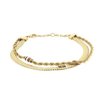 Dvojitý pozlacený náramek Layered 2780982 Tommy Hilfiger