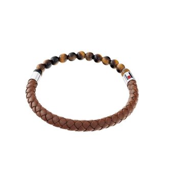 Originální kožený náramek s tygřím okem 2790474 Tommy Hilfiger