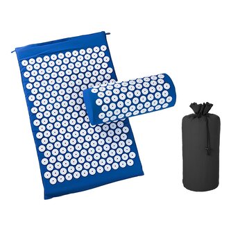 Akupresurní masážní podložka s polštářem 660 x 420 mm  Šedá