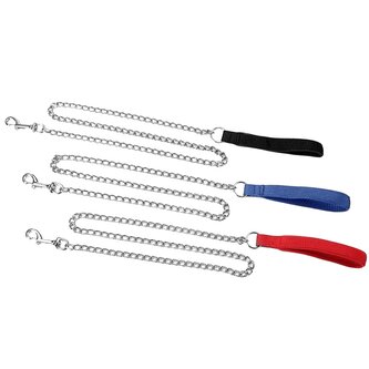 Vycházkové vodítko Steel pro psa XXL-4mm/120cm Červená