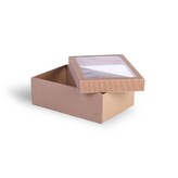 Dárková krabice s okénkem 300 x 200 x 100 mm