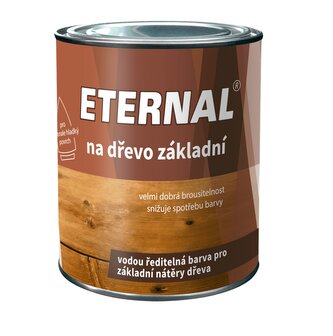 Eternal na dřevo základní 5kg Bílá