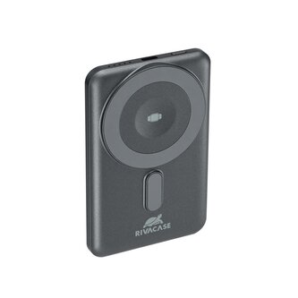 Riva Power VA2607 Magsafe Qi 5000mAh bezdrátová powerbanka 15W + QC/PD 20W + iWatch, černá