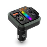 Nedis CATR2024BK FM transmitter / Bluetooth / mikrofon / rychlonabíjení / PD 18 W / PD 24 W / posílení basů /Google Assistant / Siri