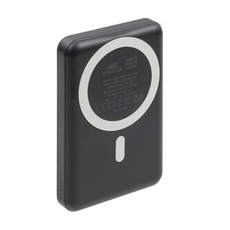 Riva Power VA2604 Magsafe Qi 10000mAh bezdrátová powerbanka  15W + QC/PD 20W s držákem, černá