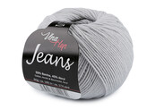 Pletací příze Jeans 50 g - 1 ks - 8 (8230) šedá nejsvětlější