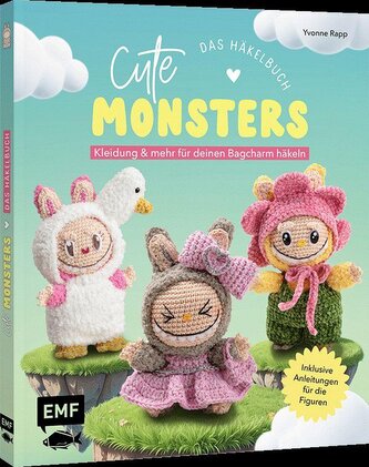 Cute Monsters - Das Häkelbuch für Labubu-Fans - inklusive Anleitungen für die Figuren!