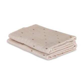 NUUROO Josefine Mušelínové pleny z bambusu 2 ks Stripe Bow