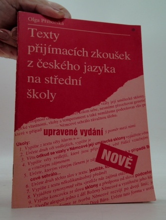 Texty přijímacích zkoušek z českého jazyka na střední školy - NO