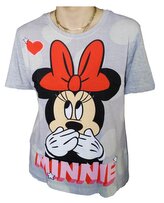 Dámské tričko MINNIE krátký rukáv šedé, velikost: m