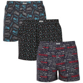 3PACK pánské trenky Andrie vícebarevné (PS 5818-5mix) XL