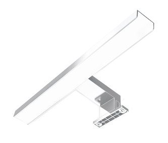 Solight LED koupelnové osvětlení nad zrcadlo 3v1, 7W, 455lm, 4000K, IP44, 40cm, chrom